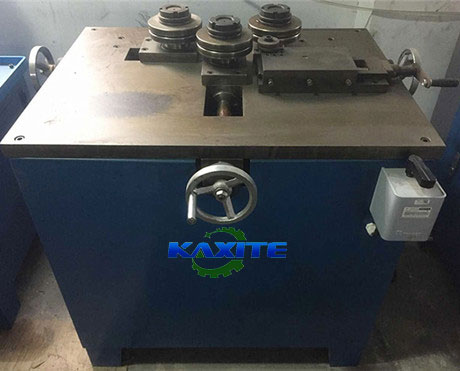 Ring bend machine sell to Arabian customer, spiral wound gasket machine for making inner and outter ring