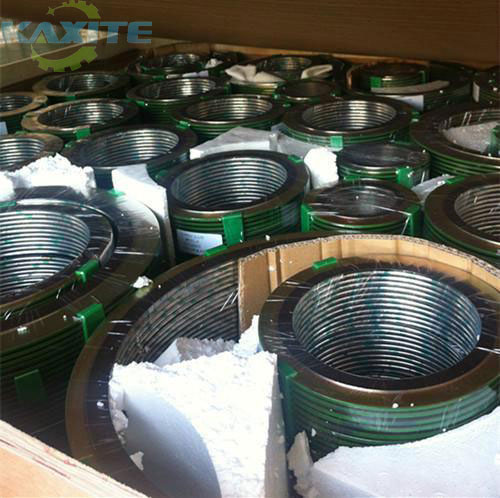 spiral wound gasket, made for French customer, waiting for shipment
